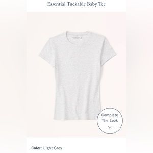 Abercrombie & Fitch Soft AF Essential Tuckable Baby Tee
